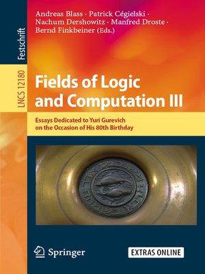 cover image of Fields of Logic and Computation III